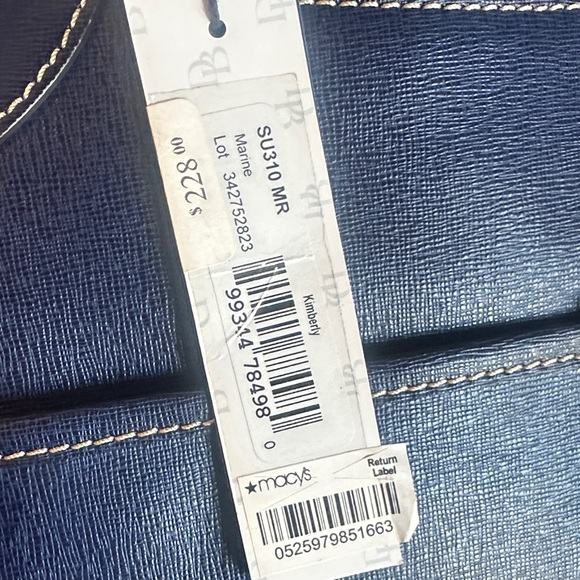 Dooney & Bourke Royal Blue Shoulder Bag - Picture 5 of 7